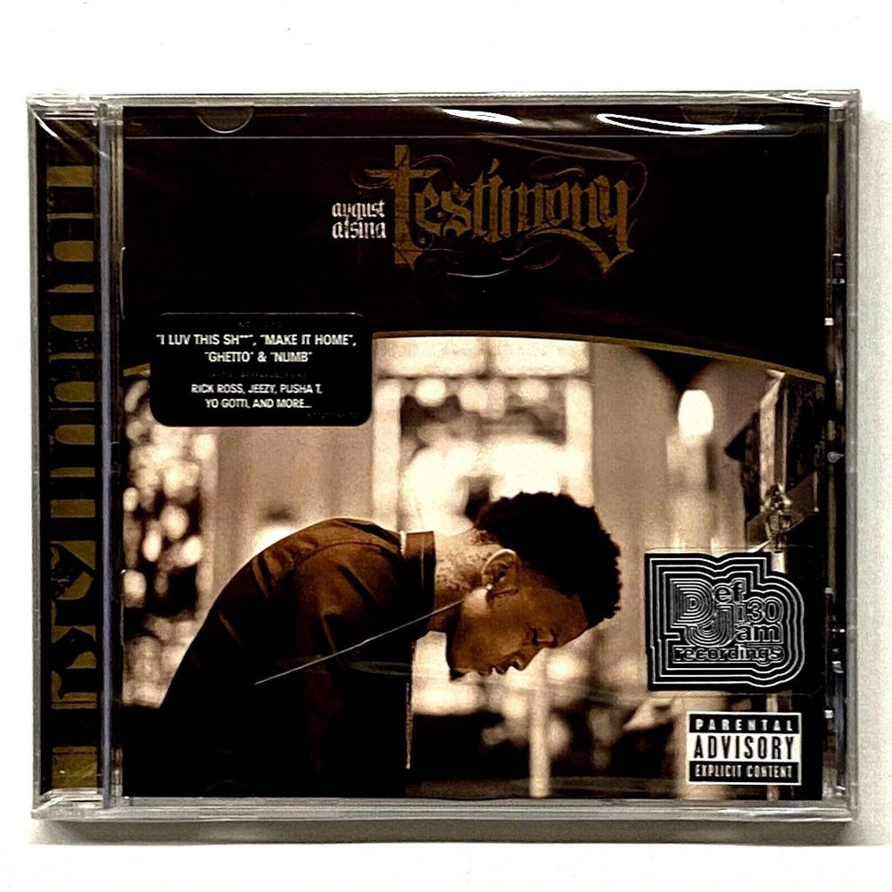 Testimony by August Alsina (CD) Sealed - Damaged Case
